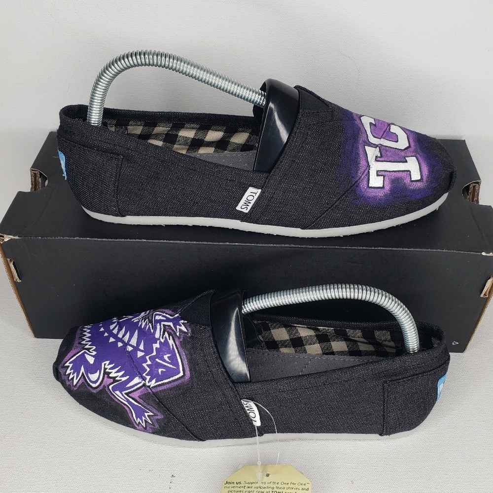 Toms Classic Canvas Custom Painted TCU